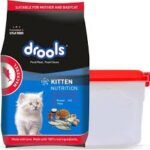 Drools Kitten & Mother Cats Mackerel 1kg + Free container