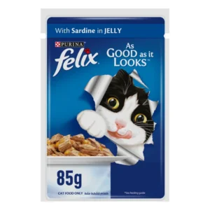 Felix Adult Sardine Gij Cat Food 85g